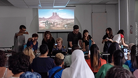 Scopik-Théâtre le Périscope-atelier théâtre d`obejts vidéo- La Sphère Oblik